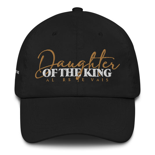 DAUGHTER OF THE KING DAD HAT (STYLE CLASSIC - GOLD)