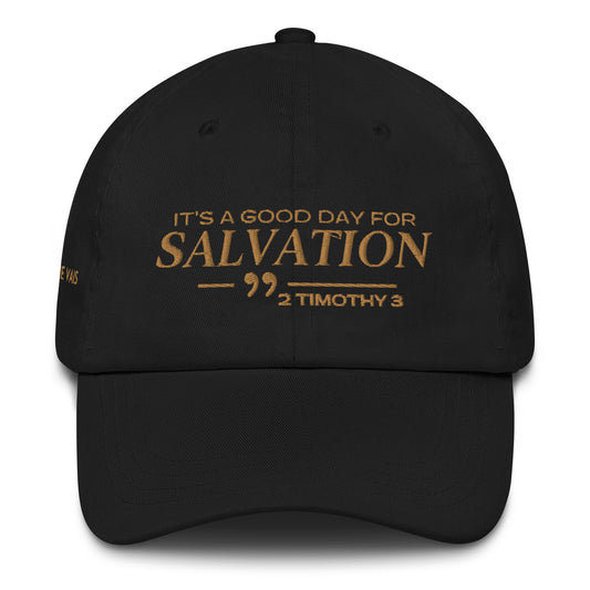 IT'S A GOOD DAY FOR SALVATION DAD HAT (GOLD)