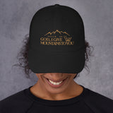 MOUNTAINS DAD HAT GOLD