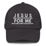 JESUS FOR ME DAD HAT