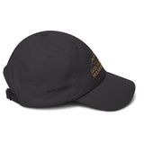 MOUNTAINS DAD HAT GOLD