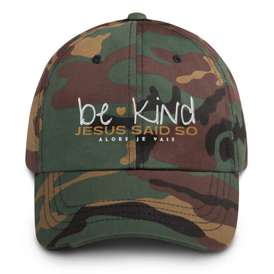 BE KIND JESUS SAID SO HAT (STYLE WHITE GOLD)