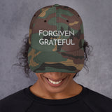 FORGIVEN + GRATEFUL DAD HAT