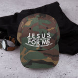 JESUS FOR ME DAD HAT