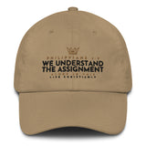 WE UNDERSTAND THE ASSIGNMENT HAT (STYLE AJV ARMY)