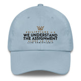 WE UNDERSTAND THE ASSIGNMENT HAT (STYLE AJV ARMY)