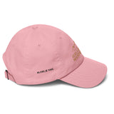 MOUNTAINS DAD HAT GOLD