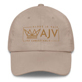 AJV OFFICIAL DAD HAT -GOLD-