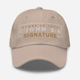 1 JOHN 2:6 - SIGNATURE DAD HAT