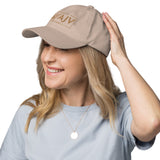 AJV OFFICIAL DAD HAT -GOLD-