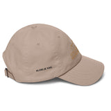 MOUNTAINS DAD HAT GOLD