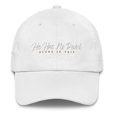 HE HAS NO RIVAL DAD HAT (WHISPERS IN WHITE)