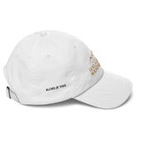 MOUNTAINS DAD HAT GOLD