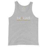 BE KIND - JESUS SAID SO UNISEX TANK TOP (GOLD)