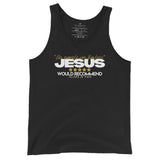 JESUS: 5 STARS!!!!! HIS EXAMPLE WAS FLAWLESS UNISEX TANK TOP