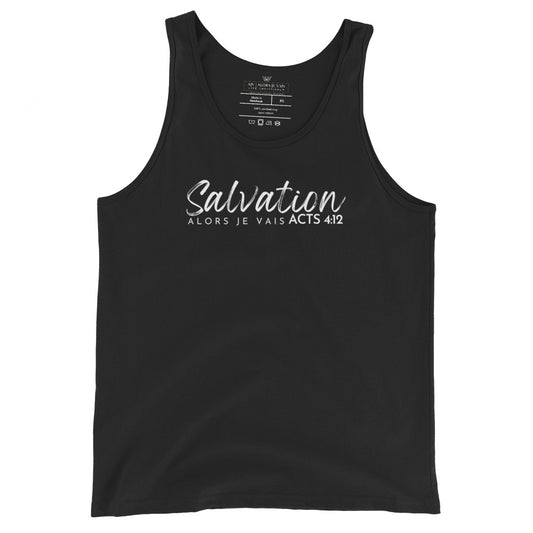 SALVATION/ACTS 4:12KJV UNISEX TANK TOP (STYLE 3)