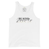 BE KIND, JESUS SAID SO UNISEX TANK TOP (W)