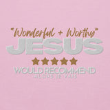 JESUS - WONDERFUL AND WORTHY SWEATSHIRT (STYLE B)
