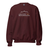 GOD I GIVE YOU MOUNTAINS TO YOU SWEATSHIRT