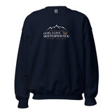 GOD I GIVE YOU MOUNTAINS TO YOU SWEATSHIRT