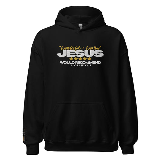 JESUS WONDERFUL + WORTHY HOODIE *BLESS