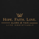 HOPE | FAITH | LOVE | 1 COR13 HOODIE *2ND EDITION-GOLD