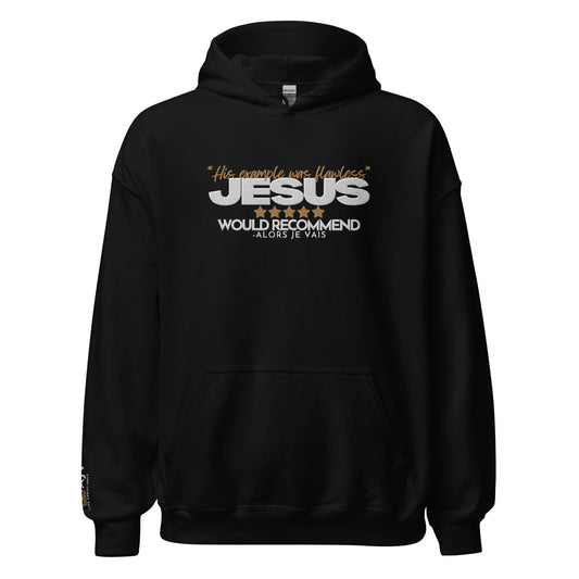 JESUS - HIS EXAMPLE WAS FLAWLESS HOODIE *BLESS