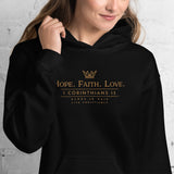 HOPE-FATIH-LOVE 1COR13 HOODIE *GOLD-V2