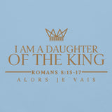 I AM A DAUGHTER OF THE KING HOODIE *WRSHP + BLESS-GOLD