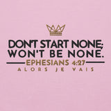 DONT START NONE - WONT BE NONE HOODIE