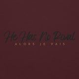 HE HAS NO RIVAL HOODIE *WRSHP-CLASSIC