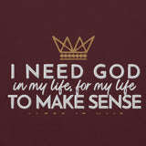 I NEED GOD HOODIE *BLESS
