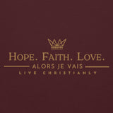 HOPE | FAITH | LOVE | 1 COR13 HOODIE *2ND EDITION-GOLD