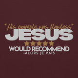 JESUS - HIS EXAMPLE WAS FLAWLESS HOODIE *BLESS