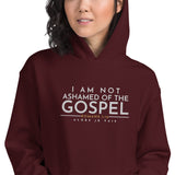 I AM NOT ASHAMED OF THE GOSPEL HOODIE *BLESS
