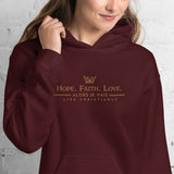 HOPE | FAITH | LOVE | 1 COR13 HOODIE *2ND EDITION-GOLD