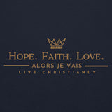 HOPE | FAITH | LOVE | 1 COR13 HOODIE *2ND EDITION-GOLD