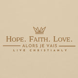 HOPE | FAITH | LOVE | 1 COR13 HOODIE *2ND EDITION-GOLD