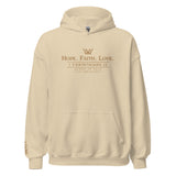 HOPE-FATIH-LOVE 1COR13 HOODIE *GOLD-V2