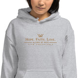 HOPE | FAITH | LOVE | 1 COR13 HOODIE *2ND EDITION-GOLD