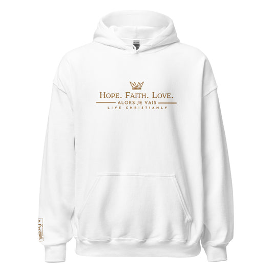 HOPE | FAITH | LOVE | 1 COR13 HOODIE *2ND EDITION-GOLD