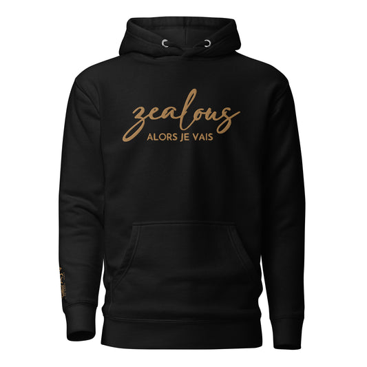 ZEALOUS BLK LUX HOODIE