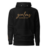 ZEALOUS BLK LUX HOODIE