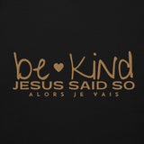 BE KIND GOLD LUX HOODIE