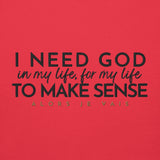 I NEED GOD LUX HOODIE