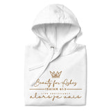 GOLD BEAUTY FOR ASHES LUXURY HOODIE
