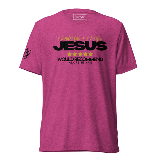 JESUS - WONDERFUL & WORTHY AJV TEE