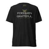 FORGIVEN AND GRATEFUL UNISEX TEE -CROWN
