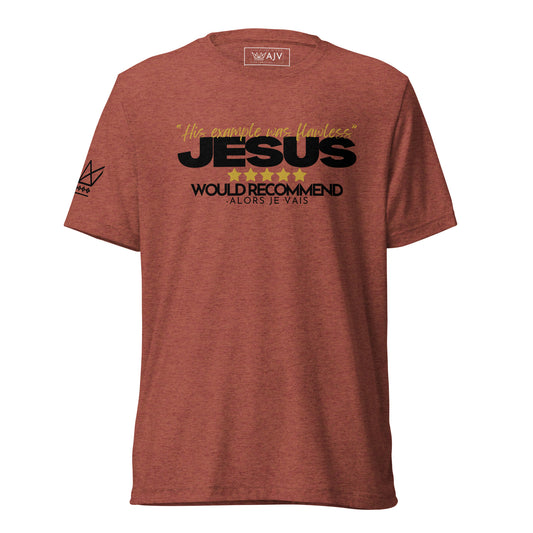 JESUS- HIS EXAMPLE WAS FLAWLESS AJV TEE *CCB-FAV
