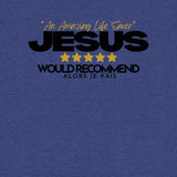 JESUS - 5 STARS - AN AMAZING LIFE SAVER AJV TEE *CCB-LIFE